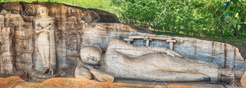 The ancient city of Polonnaruwa: galvihara